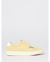 Autry - Windscape Leather And Suede Low-Top Sneakers With Carved Logo - Lyst