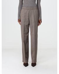 Fabiana Filippi - Slim Fit Wool Blend Skinny Trousers With Monile Detail - Lyst