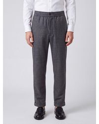 Giorgio Armani - Slim Fit Virgin Wool And Cashmere Trousers With Elastic Waist - Lyst
