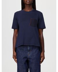 Marni - Cotton T-Shirt With Patch Pocket - Lyst