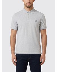 Brunello Cucinelli - Cotton Polo Shirt - Lyst