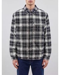 Represent - Camisa De Manga Corta De Algodón A Cuadros Con Bolsillos De Parche - Lyst