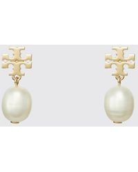 Tory Burch - Moondance Pearl Drop Earrings - Lyst