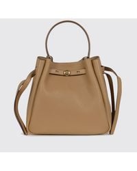 Tory Burch - Romy Grained Leather Bucket Bag - Lyst