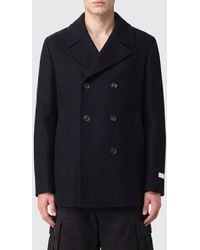 Canali - Double-Breasted Peacoat - Lyst
