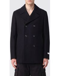 Canali - Double-Breasted Peacoat - Lyst