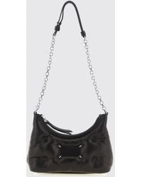 Maison Margiela - Flared Leather Shoulder Bag With Chain Strap - Lyst