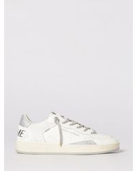 Crime London - Chelsea To The Moon Leather And Glitter Sneakers - Lyst