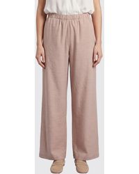 Fabiana Filippi - Wool Blend Flare Trousers With Mid-Rise Elasticated Waist - Lyst