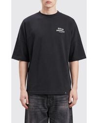Palm Angels - Cotton Crew Neck T-Shirt With Contrast Logo - Lyst