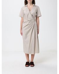 Liviana Conti - Hannah Cotton Blend Midi Dress - Lyst