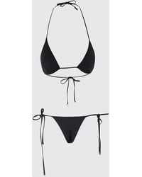 VENUJA - Polyester Bikini With Rhinestones - Lyst