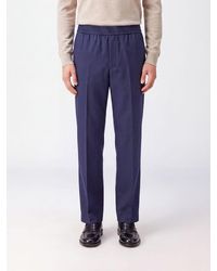 Golden Goose - Straight-Leg Virgin Wool Blend Trousers With Elastic Waist - Lyst