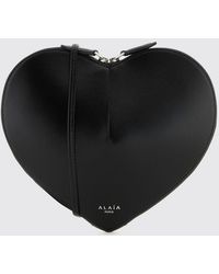 Alaïa - Le Cœur Heart-Shaped Leather Crossbody Mini Bag With Zip Closure - Lyst
