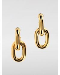 Rabanne - Double Xl Link Ohrringe Von Aus Messing - Lyst
