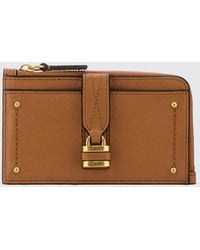 Chloé - Chlo&Eacute Paddington Leather Credit Card Holder - Lyst