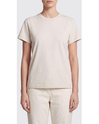 Y-3 - Camiseta De Cuello Redondo De Algodón Con Manga Corta Y Logo Tono Sobre Tono - Lyst