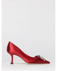 Jimmy Choo - Auria 70 Embellished Satin Pumps - Lyst