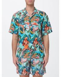 Mauna Kea - Printed Viscose Casual Shirt - Lyst