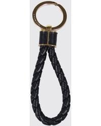 Bottega Veneta - Mermaid Intrecciato Lambskin Keychain With Metal Ring - Lyst