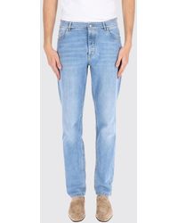 Brunello Cucinelli - Slim Fit Stretch Denim Jeans - Lyst