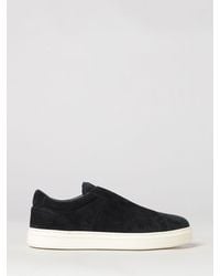 Hogan - H-Tv Slip-On-Sneakers Aus Velourskalbsleder Mit Geprägtem Logo - Lyst