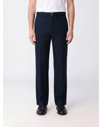 Dries Van Noten - Wide-Leg Wool Tailored Trousers With Pleats - Lyst