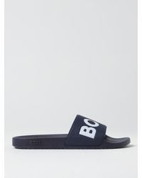 BOSS - Rubber Sliders With Logo Print - Lyst
