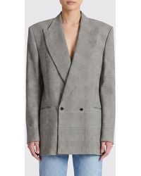 Balmain - Virgin Wool Double-Breasted Blazer - Lyst