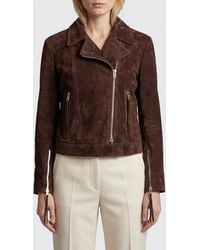 Tom Ford - Slim Fit Suede Lambskin Biker Jacket - Lyst