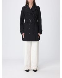 Save The Duck - Double-Breasted Trench Coat - Lyst
