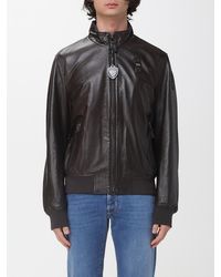 Blauer - Leather Bomber Jacket - Lyst