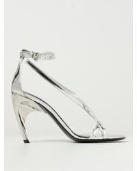 McQueen - Twisted Armadillo Lacksandalen 95Mm - Lyst