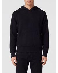 Palm Angels - Sweat À Capuche En Coton Avec Logo Jacquard Contrastant - Lyst