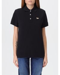 Maison Kitsuné - Maison Kitsun&Eacute Cotton Polo Shirt - Lyst