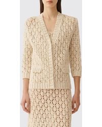 Fabiana Filippi - Crochet Cotton Blend Cardigan - Lyst