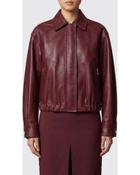 Versace - Leather Jacket - Lyst