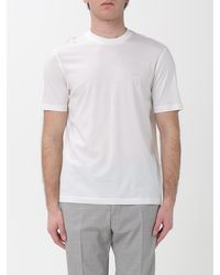 Emporio Armani - Basic Cotton Blend T-Shirt - Lyst