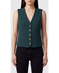 Liu Jo - Slim Fit Single-Breasted Tailored Vest - Lyst