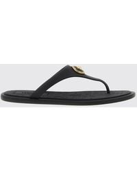 Versace - La Medusa Rubber Flip Flops - Lyst