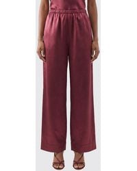 By Malene Birger - Satin Jogging Trousers - Lyst
