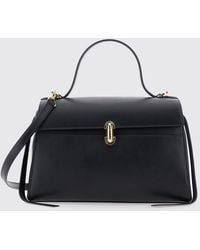 SAVETTE - Bolso De Mano Symmetry En Piel De Becerro Lisa Con Bandolera Extraíble - Lyst