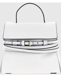 Moschino - Tie Me Leather Bag - Lyst