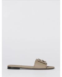 Fendi - Baguette Tumbled Leather Sandals - Lyst