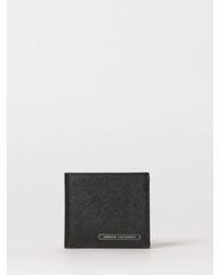 ARMANI EXCHANGE - Saffiano Leather Wallet - Lyst