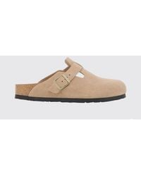 Birkenstock - Boston Suede Mules - Lyst