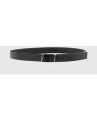 Tom Ford - Calfskin Leather Belt With T Logo Buckle - Lyst