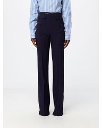 Elisabetta Franchi - High-Waisted Skinny Stretch-Crêpe Trousers - Lyst