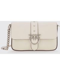 Pinko - Baby Love Bag One Slouchy Leather Bag - Lyst