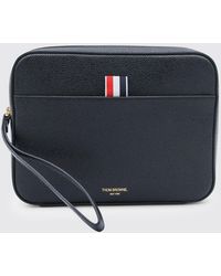 Thom Browne - Grained Leather Pouch - Lyst